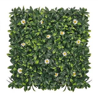 Uyda to'yni bezash uchun Yashil Faux Boxwood to'siq paneli